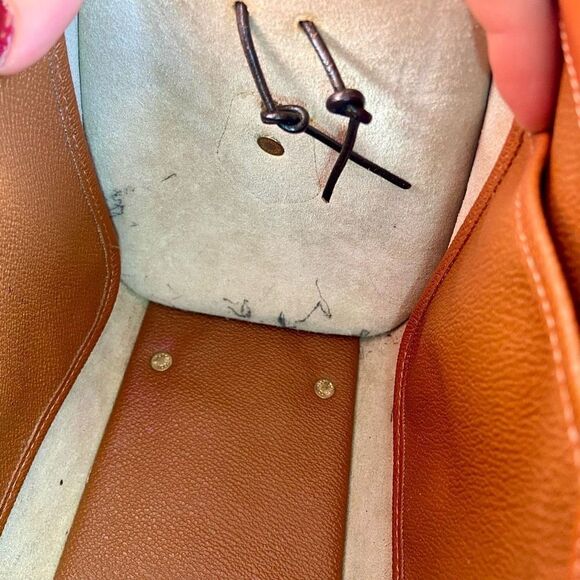 Authentic 90s Dooney & Bourke Custom Restored Convertable Shoulder Satchel - Picture 9 of 14